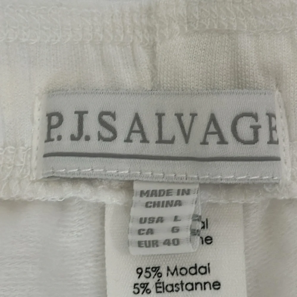IVORY & BIRCH PJ Salvage Summer Eyelet Banded Pant large NWT